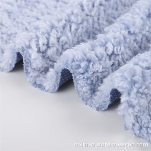 Färgat massivt Shu Velveteen Fleece Fabric